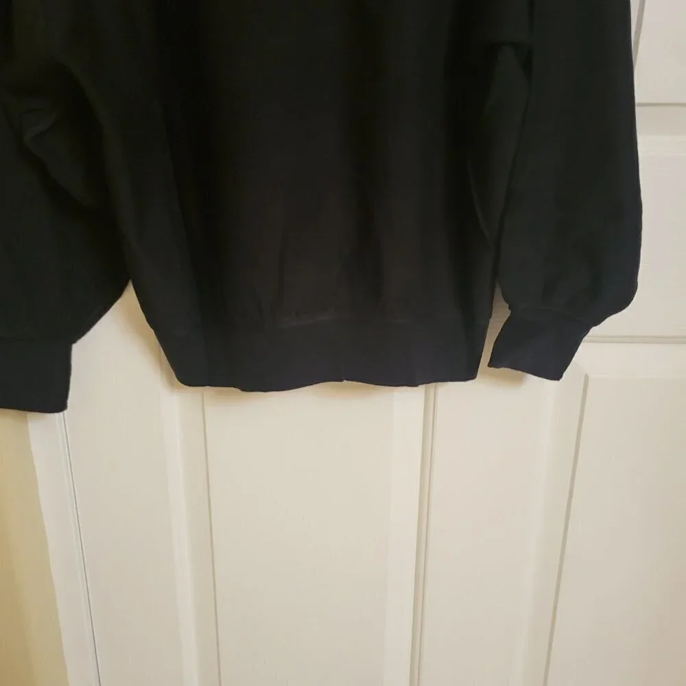 NYDJ Dolman long Sleeve V-neck Black Sweater Size OX NWT - Picture 12 of 13